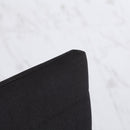 Set 4 Sedie 41x50x97 cm in Tessuto Nero