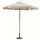 Ombrellone da Giardino Ø3 m Palo Ø48 mm Fantasy in Legno Ecrù