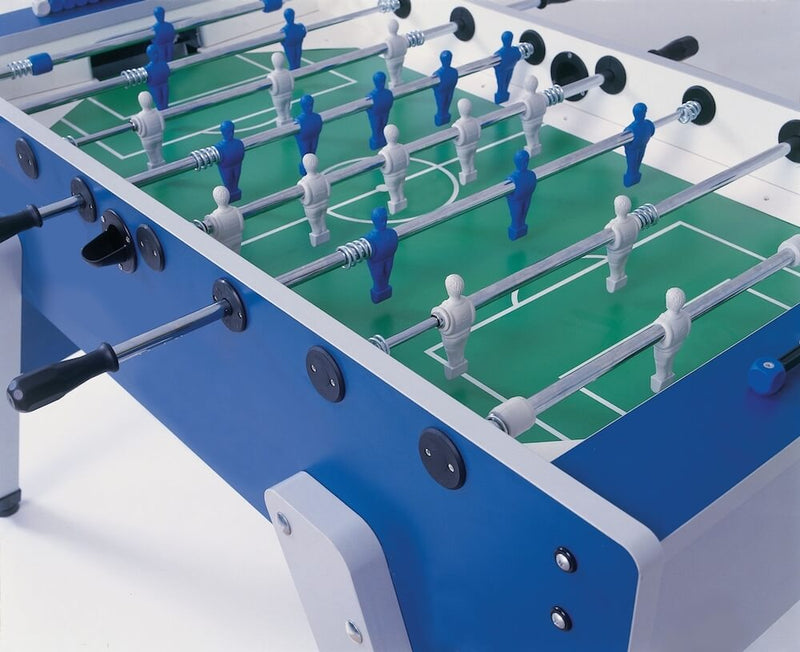 Calciobalilla in Mdf Blu con Aste Uscenti Garlando G-2000 Weatherproof