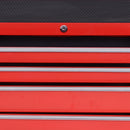 Carrello Porta Attrezzi 69x33x75 cm con 7 Cassetti Tappetini in EVA Serratura e 2 Chiavi Ruote con Freno in Acciaio Rosso      
