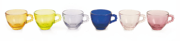 sconto Set 15 Tazzine da Caffè Ø6,5x5 cm in Vetro Villa d'Este Home Tivoli Glass