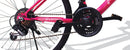Bicicletta Mountain Bike MTB Ragazza 26" 21V Kidfun Jasmine Fucsia