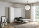 Letto 1 Piazza e Mezzo a Scomparsa Salvaspazio Kentaro H210 cm Bianco