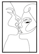 Pannello da Muro Kiss 60x1x90 cm in Ferro 