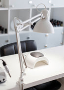 Lampa a morsetto da Interno  E27 in Metallo Bianco