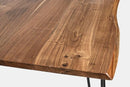 Tavolo da Pranzo 180x90x77 cm in Acciaio e Legno