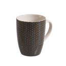 Set 3 Tazze Ø8,5x11 cm in Bone China VdE Tivoli 1996 Geometric