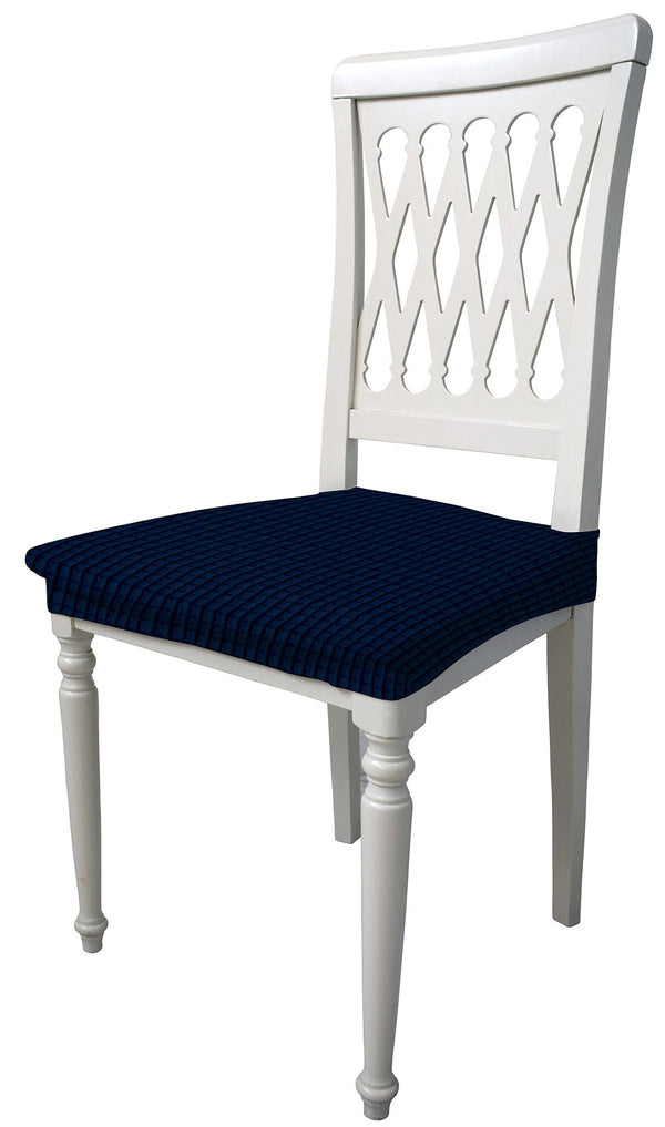 online Set 2 Coprisedie Elasticizzati in Poliestere Leslie Blu Scuro