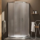 Box Doccia Angolare 2 Ante Scorrevoli in Cristallo Opaco 6mm H198 Fosterberg Dragor Varie Misure