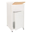 Mobile Lavatoio da Esterno in Polipropilene e Alluminio 45x50x83 cm Bianco  