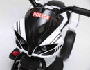 Moto Elettrica Polizia per Bambini 6V Kidfun Urban Police Nera