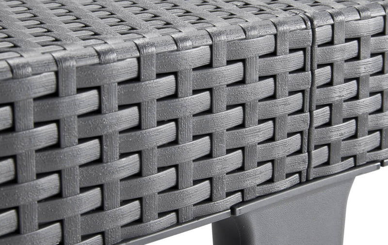 Lettino Prendisole da Giardino 187,5x58x29 cm in Resina Keter Jaipur Antracite