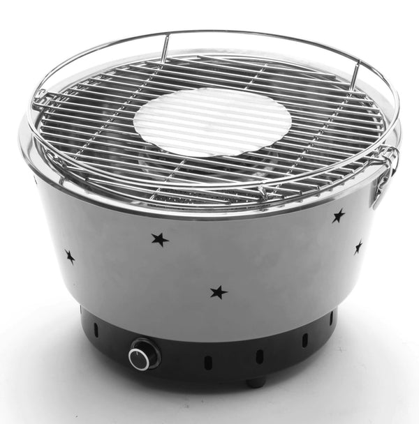 Barbecue a Carbone Carbonella Portatile Ø34 cm Taddei Quick Grigio prezzo