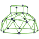 Gioco Arrampicata per Bambini Ø182,5x119 cm a Cupola con Bordi Smussati in PP Verde e Viola      