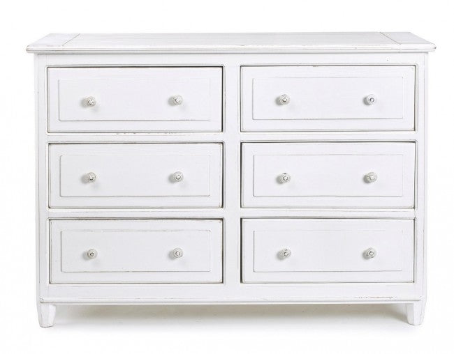 Cassettiera Colette 6 Cassetti in Legno