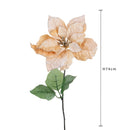 Set 6 Rami Artificiali Stella Natale con Glitter 74 cm in Sintetico