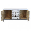 Mobile Cooper 150x40x80 h cm in Legno Marrone