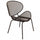 Poltrona Midway Impilabile 64x54x85 h cm in Acciaio Taupe