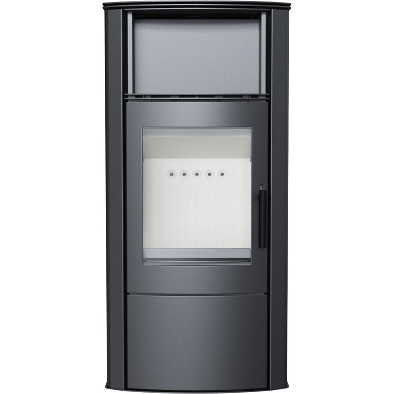 Stufa a Legna 8KW in Acciaio Flig Ventura Nera