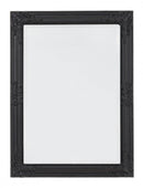 Specchio Miro con Cornice Nero Opaco 62x82 in Legno