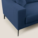 Divano 3 Posti 186x95x91 cm in Tessuto Blu