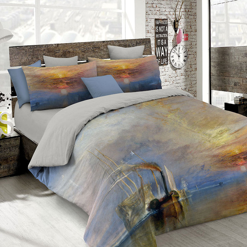 Copripiumino con stampa sul Sacco e Federe Matrimoniale