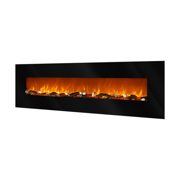 Camino Elettrico da Parete 55x182,2x14 cm Effetto Fiamma 1500W Elit acquista