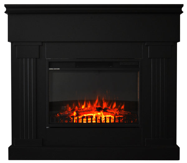 Camino Elettrico da Pavimento Effetto Fiamma 1500W Varma Nero sconto