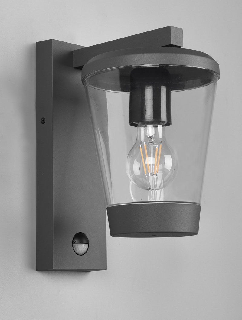 Applique da Esterno Attacco E27 in Alluminio Pressofuso Antracite