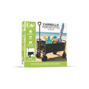 Carrello Portatutto 81 L Pieghevole con Ruote 90x54x100,5 cm Struttura in Acciaio Nero      