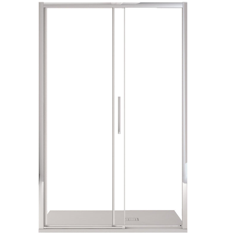 Porta Parete Doccia 1 Anta Scorrevoe in Cristallo Trasparente 6mm H195 Bonussi Eliane Varie Misure