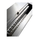 Camino a Bioetanolo da Parete 110x16x54 cm Grigio Silver