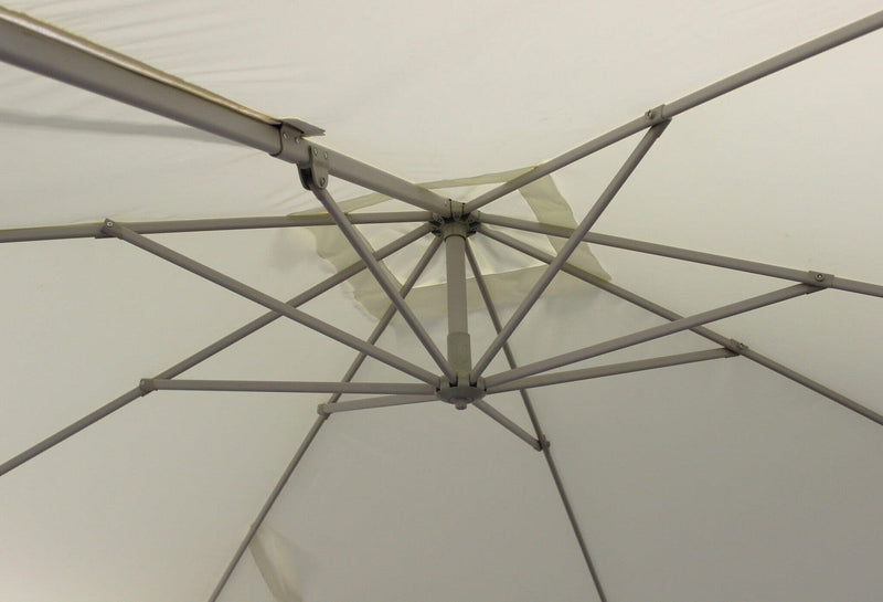 Ombrellone da Giardino Mercurio 2,5x2,5 m in Alluminio Antracite