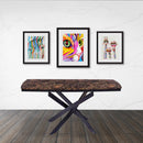 Tavolo da Pranzo 160x79x90 cm in Legno Nobilitato Marmo