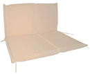 Cuscino per Panca e Divano 2 Posti da Giardino 92x116cm Bauer Summer Ecrù 