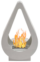 Camino a Bioetanolo da Pavimento 68,8x42 cm Karlsen Pisa Bianco