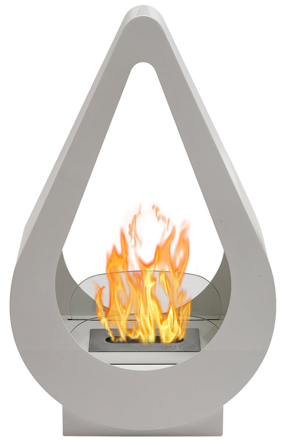 Camino a Bioetanolo da Pavimento 68,8x42 cm Karlsen Pisa Bianco prezzo