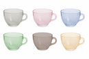 Set 10 Tazzine da Caffè Ø9x7 cm in Vetro Villa d'Este Home Tivoli Glass Multicolor