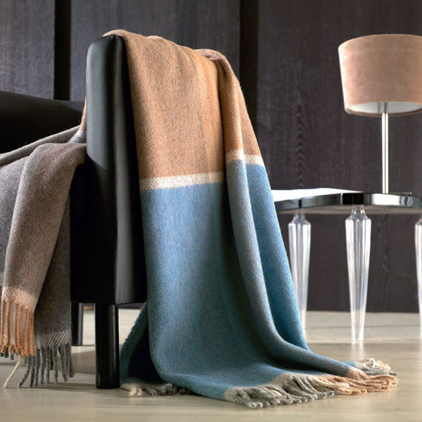 Coperta Pura Lana 380gr Cober Bismark Avana sconto