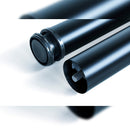 Gambe per Tavola Ø60 mm di Acciaio Verniciato Nero Acciaio Emuca