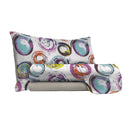 Set lenzuola stampa sopra Sotto e Federe Cerchi Astratti Varie Misure