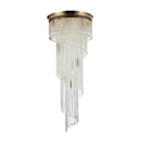 Lampadario Royal Classic in Metallo Cascade Oro Antique