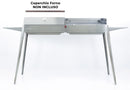 Barbecue a Carbone Carbonella in Acciaio Lisa Luxury Etna Maxi