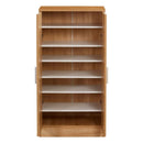 Scarpiera 2 Ante 108x55x36 cm in legno rovere chiaro