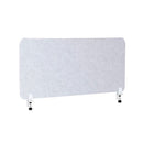 Pannello Fonoassorbente da Banco 80x45 cm Coppia di Morsetti Regolabili da Banco Finitura Grigio    
