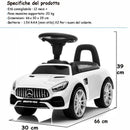 Auto Macchina Cavalcabile per Bambini Mercedes AMG GT Bianca