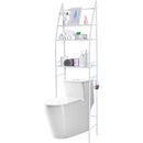 Scaffale Multifunzione per Bagno 165x25x47 cm Rack Mensole Salvaspazio