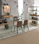 Scrivania Iride 126x70 in Vetro