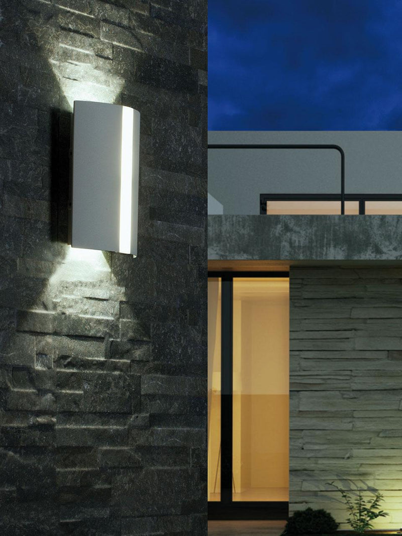 Applique da Esterno a LED 3W+6W 4000K Sovil Grigio