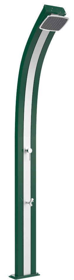 Doccia da Esterno Giardino Miscelatore e Lavapiedi Arkema Spring Fascia Inox Verde sconto